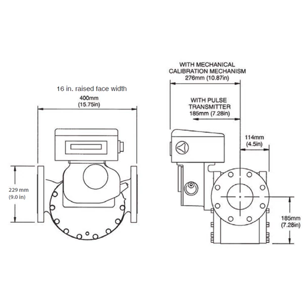 Flow Meter Minyak Oval Gear Avery Hardoll DM Series