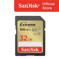 Sandisk Extreme SDCard UHS-I Kartu Memory Card SD - 32GB 100MB/s